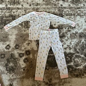 Magnetic Me White Floral Pajama Set the abbey